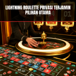 Permainan lightning roulette dengan dealer profesional di kasino langsung.